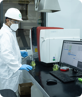 Green Future Refined lead and lead alloys.Fully equipped laboratory